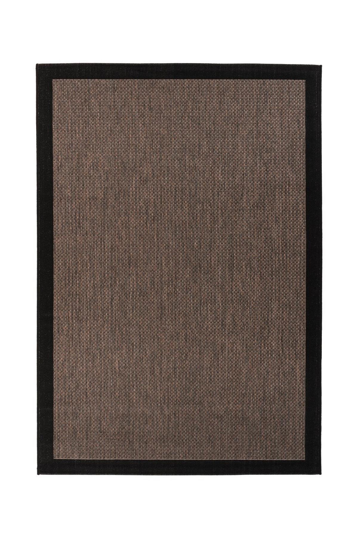 Flachwebteppich Splash 100 Braun/Grau, 80x150 cm - Braun/Grau, KONVENTIONELL, Textil (80/150cm)