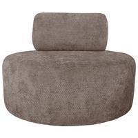 Relaxsessel Moss Hellbraun B: 88 cm - Hellbraun/Schwarz, Basics, Textil (88/70/88cm) - Livetastic