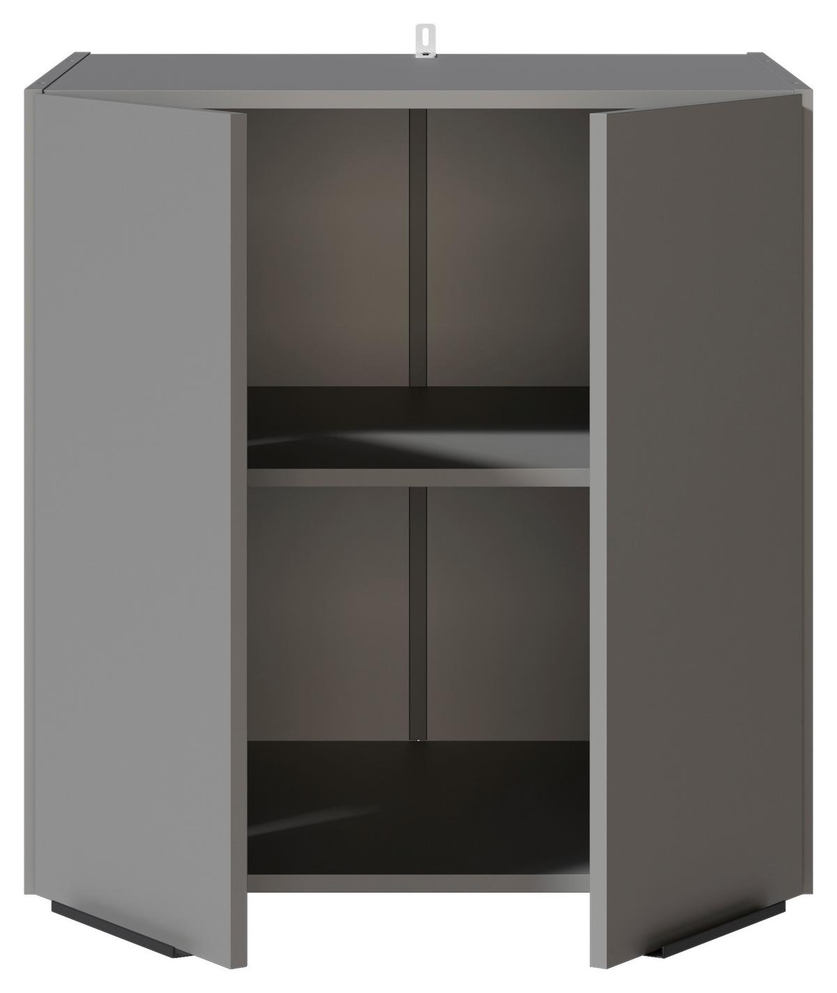 NÁSTAVEC NA SKŘÍŇ TIDY HERO - šedá/černá, Basics, kov/kompozitní dřevo (70/70/68cm) - P & B