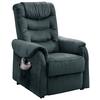 Fernsehsessel Nino Dunkelblau B: 78 Cm - Schwarz/Dunkelblau, Design, Textil (78/107/93cm) - Livetastic