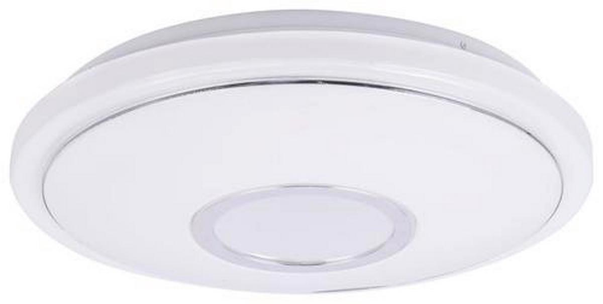 LED-Deckenleuchte Connor Ø 40 cm Mit Smart-Steuerung - Basics, Kunststoff/Metall (40/6,5cm) - Globo