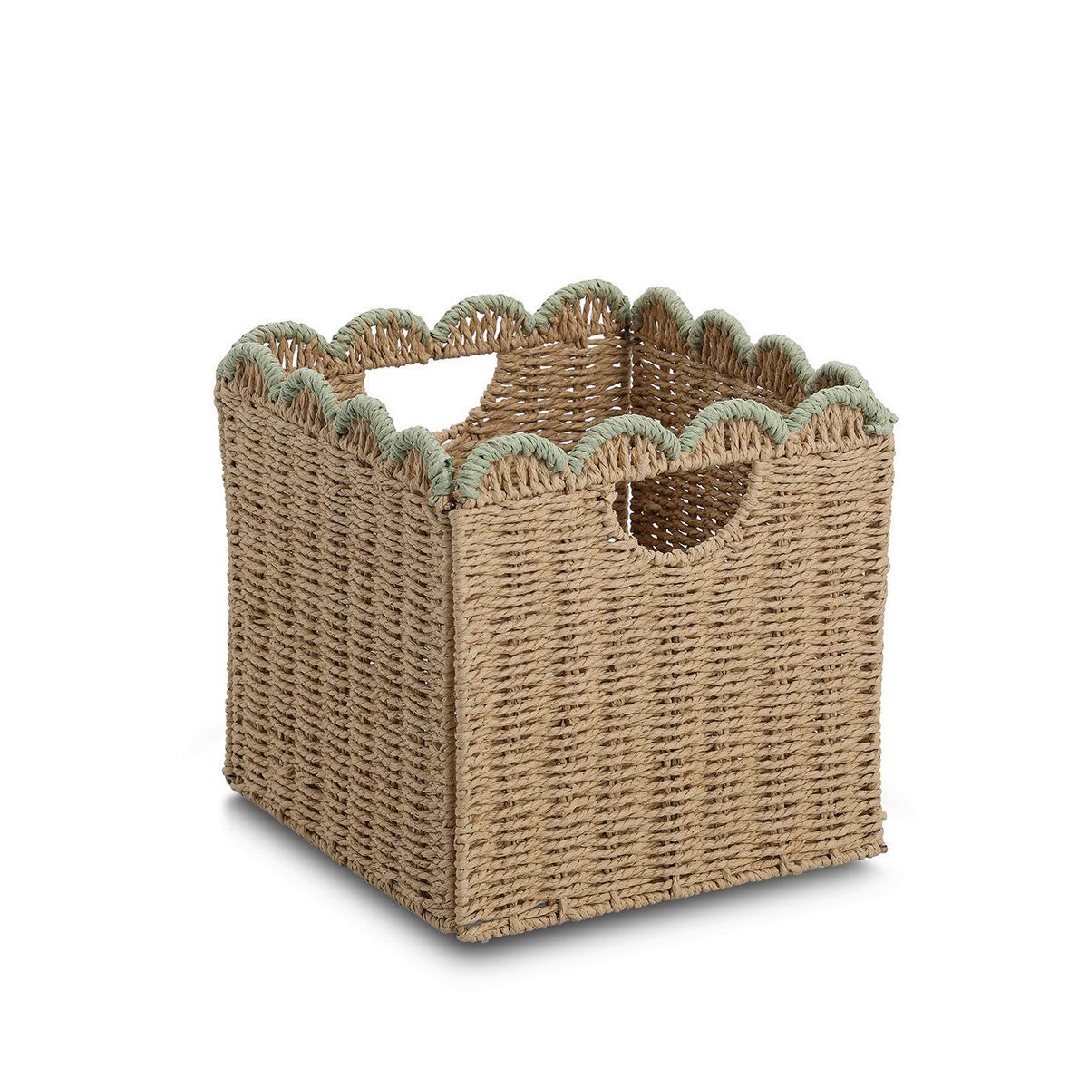 KORBSET Papier, BxHxT: ca. 40x30x30 cm - Naturfarben, Basics, Papier (40/30/30cm) - Zeller Present