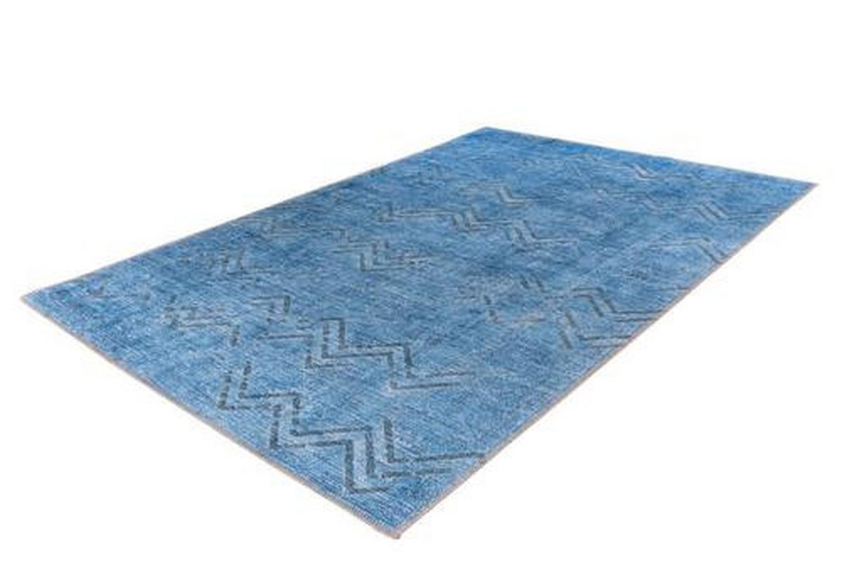 Webteppich Blau Antique 120x180 Cm - Blau/Goldfarben, Design, Textil (120/180cm) - Kayoom