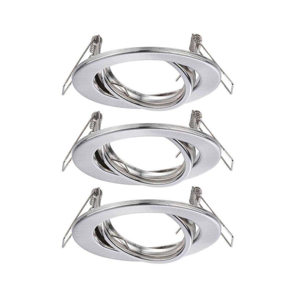 Deckenleuchte 3er-Set Ø 9 cm ohne Leuchtmittel, Rund