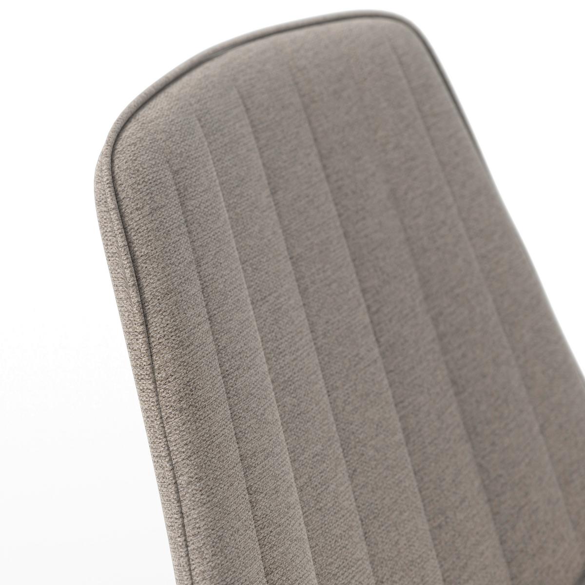 Jídelní set Eolona, 120cm - černá/krémová, Moderní, kov/kompozitní dřevo (120/76/120cm) - Bessagi Home