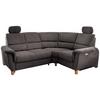 Ecksofa Parole Anthrazit S:237/186 Cm - Wildeiche/Anthrazit, KONVENTIONELL, Textil (237/186cm) - Livetastic