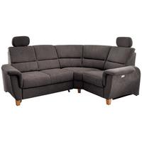 Ecksofa Parole Anthrazit S:237/186 cm - Wildeiche/Anthrazit, KONVENTIONELL, Textil (237/186cm) - Livetastic