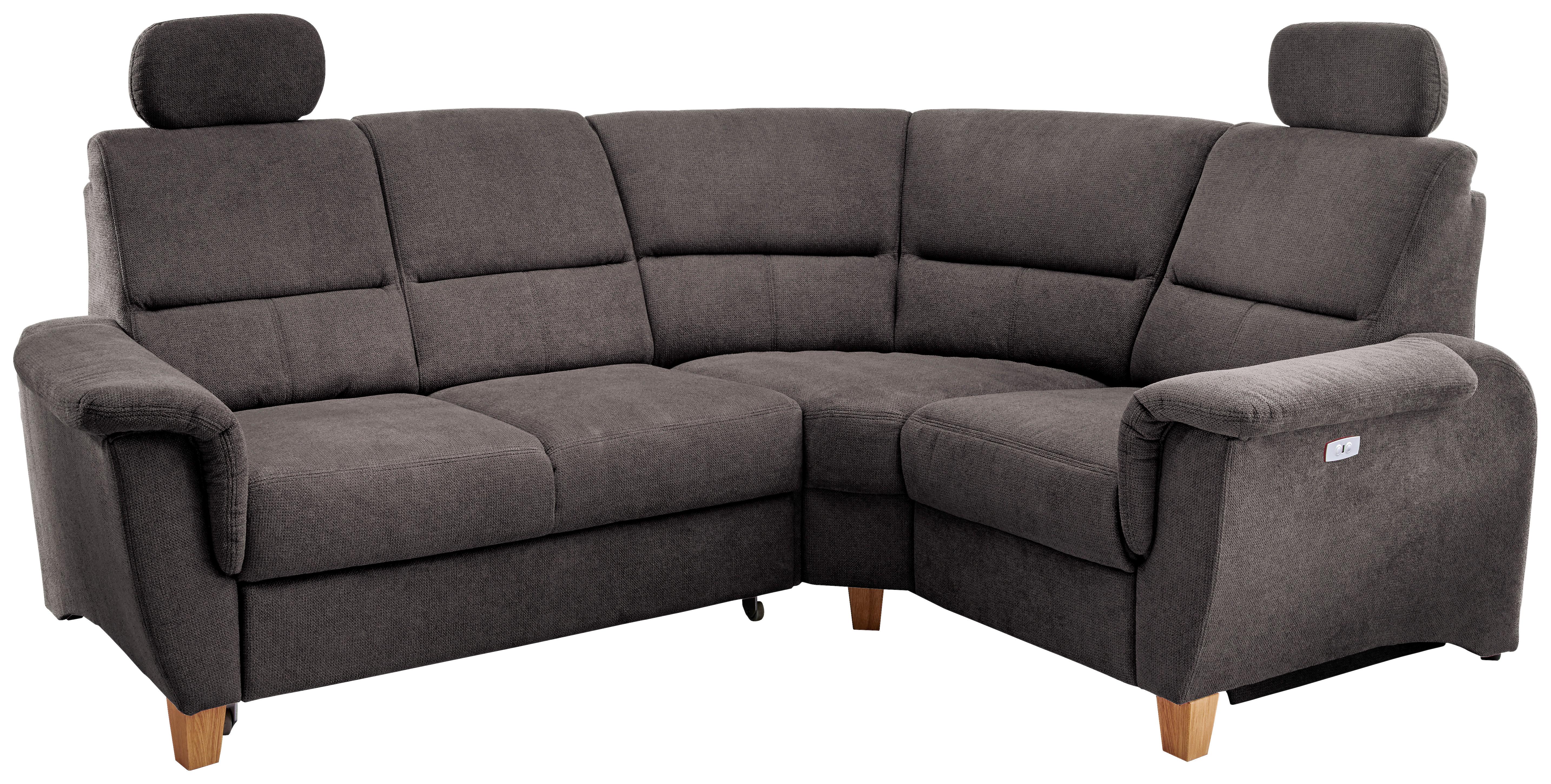 Ecksofa Parole Anthrazit S:237/186 cm
