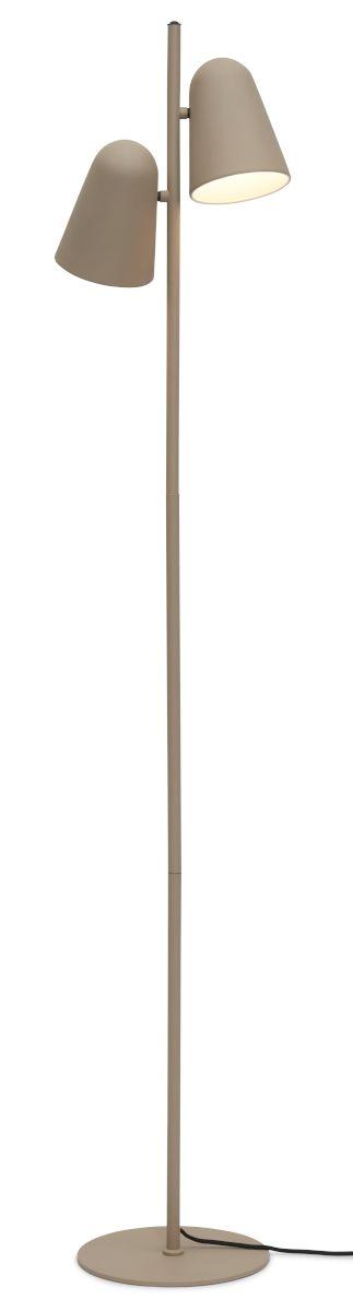 Stehlampe Salamanca Sandfarben mit Schalter - Sandfarben, Basics, Metall (28/145cm) - It's about Romi