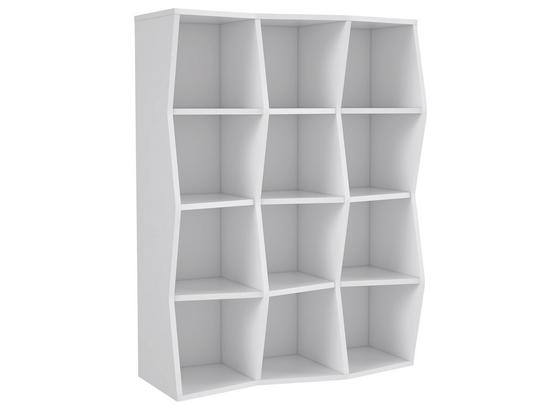 Regál Karpur -exklusiv- - biela, Moderný, kov/kompozitné drevo (111/146/43cm) Regál Karpur -exklusiv- - biela, Moderný, kov/kompozitné drevo (111/146/43cm)