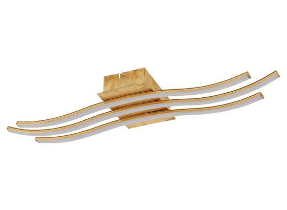 LED-Deckenleuchte Miraflores - Goldfarben/Weiß, MODERN, Kunststoff/Metall (60,5/15,5/6,5cm) LED-Deckenleuchte Miraflores - Goldfarben/Weiß, MODERN, Kunststoff/Metall (60,5/15,5/6,5cm)