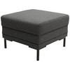 Hocker Looks Vii - Anthrazit/Schwarz, Design, Textil (55/45/55cm) - LOOKS by W.Joop