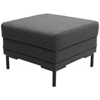 Hocker Looks Vii - Anthrazit/Schwarz, Design, Textil (55/45/55cm) - LOOKS by W.Joop