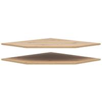 ROHOVÁ POLICE MULTISTAURAUM CORNER SHELVES - dub artisan, Moderní, kompozitní dřevo (96/3/74cm)