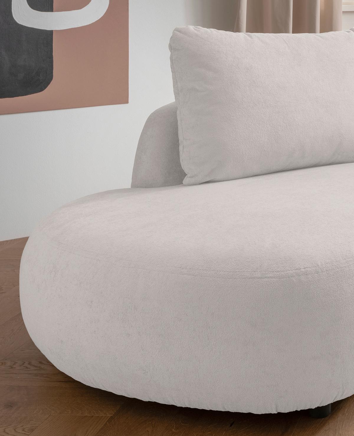 Ecksofa Doppo, Beige S: 250x139 cm - Beige/Schwarz, MODERN, Textil (250/139cm) - Livetastic