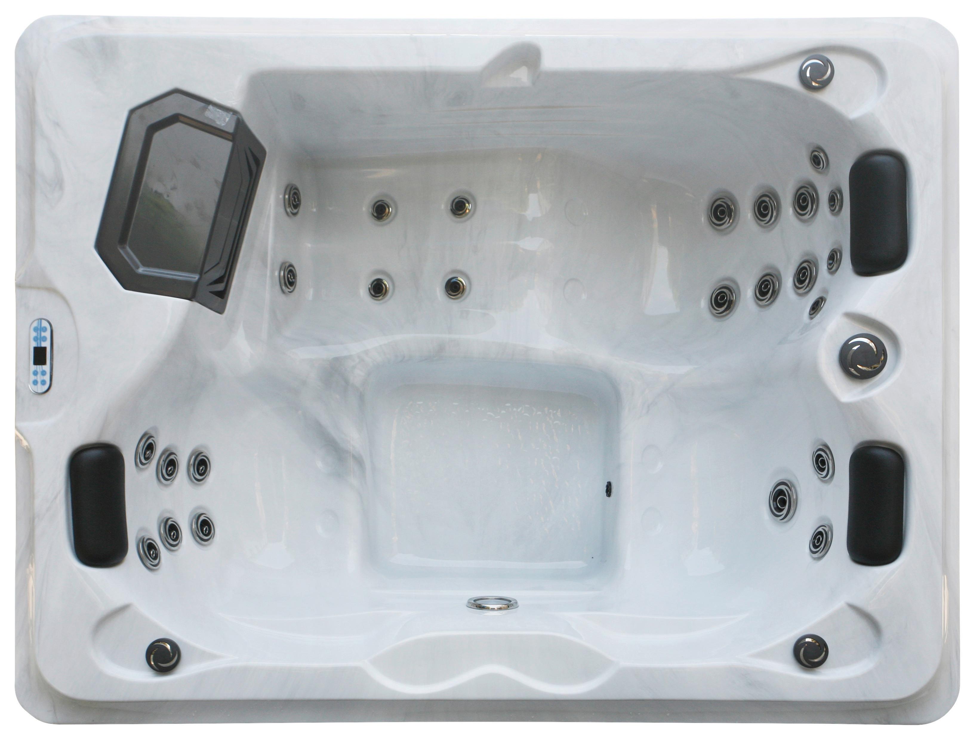 Whirlpool Kunststoff XXL1956 210x160x80 cm - Weiß, Basics, Kunststoff (160/210/80cm)