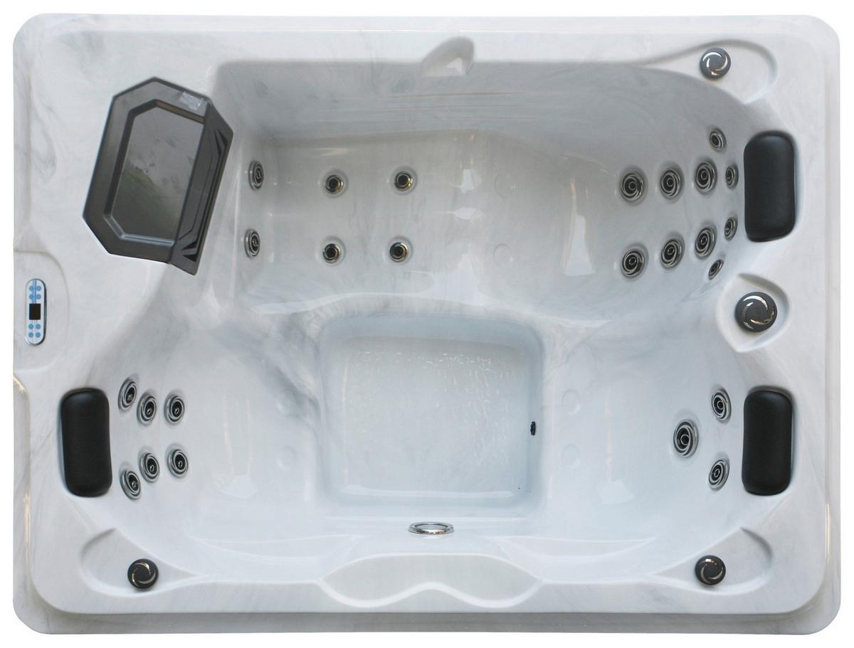 Whirlpool Kunststoff XXL1956 210x160x80 cm - Weiß, Basics, Kunststoff (160/210/80cm)