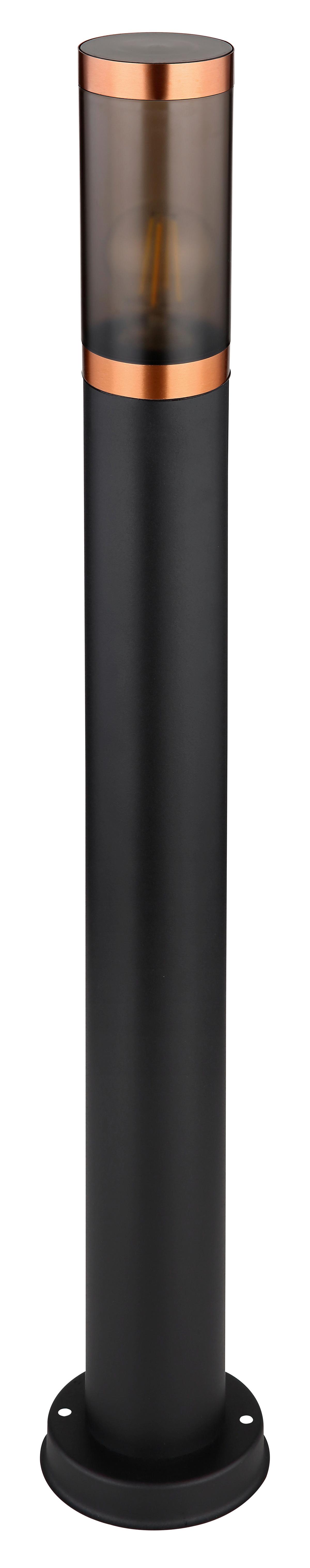 Außenleuchte 31588bc - Schwarz/Grau, Design, Kunststoff/Metall (12,7/80cm) - Globo