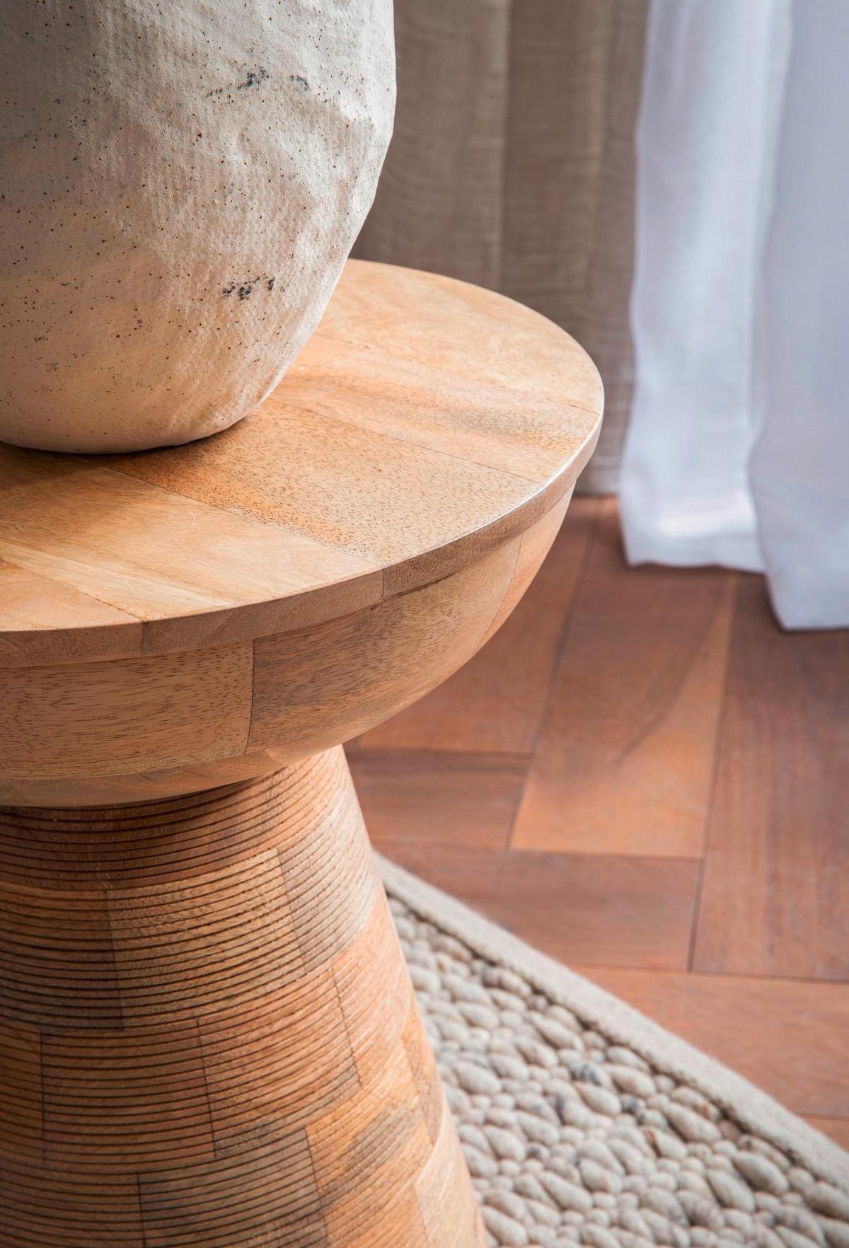 Beistelltisch Braun B: 37 Cm - Braun, Design, Holz (37/37/45cm) - Livetastic