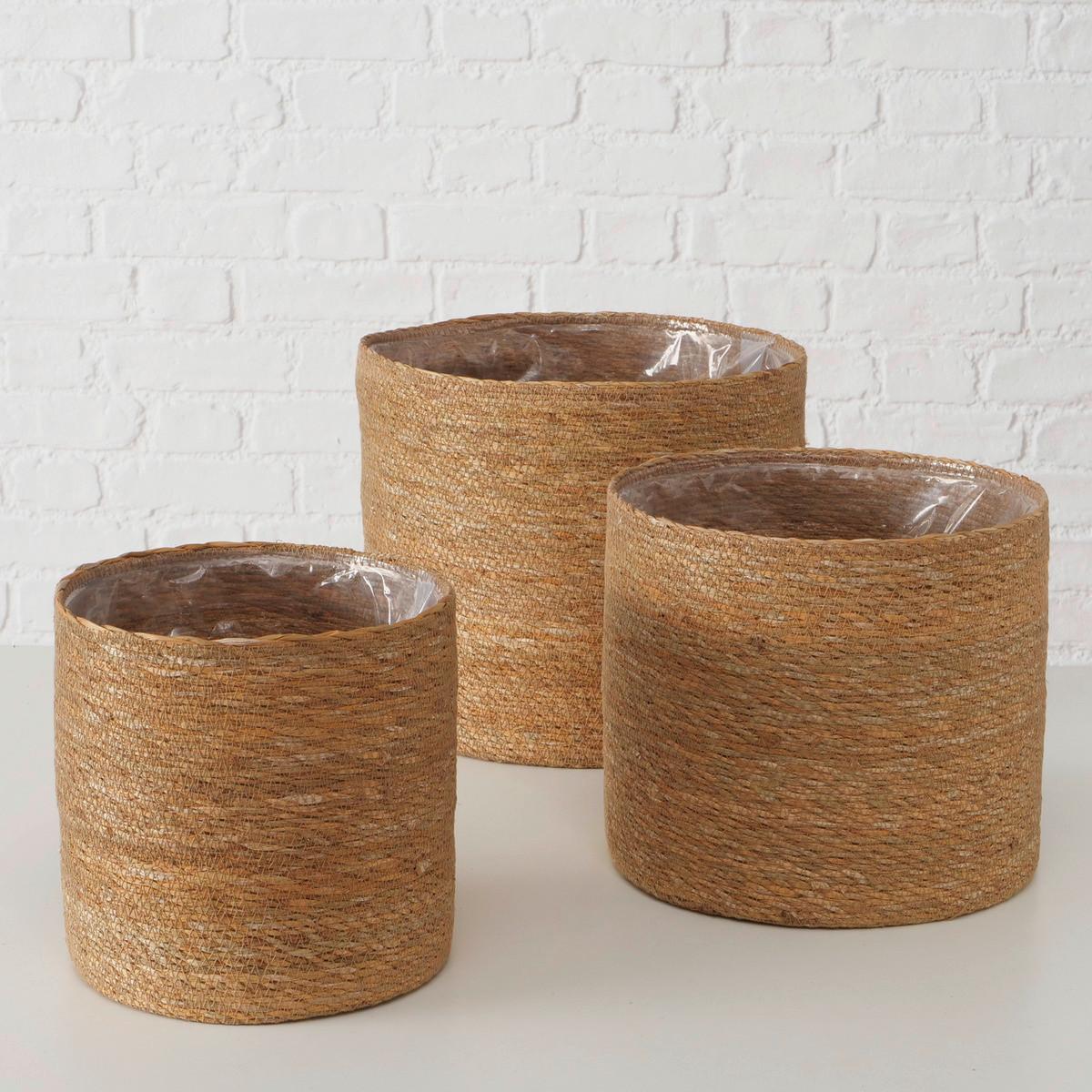 Květináč -S- - přírodní barvy, Konvenční, přírodní materiály (23/23cm) - Mömax