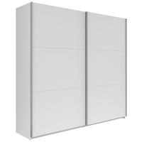 Skříň s posouvacími dveřmi SATURN, šířka 218 cm - bílá/barvy stříbra, Konvenční, kov/kompozitní dřevo (218/210/59cm) - Mömax