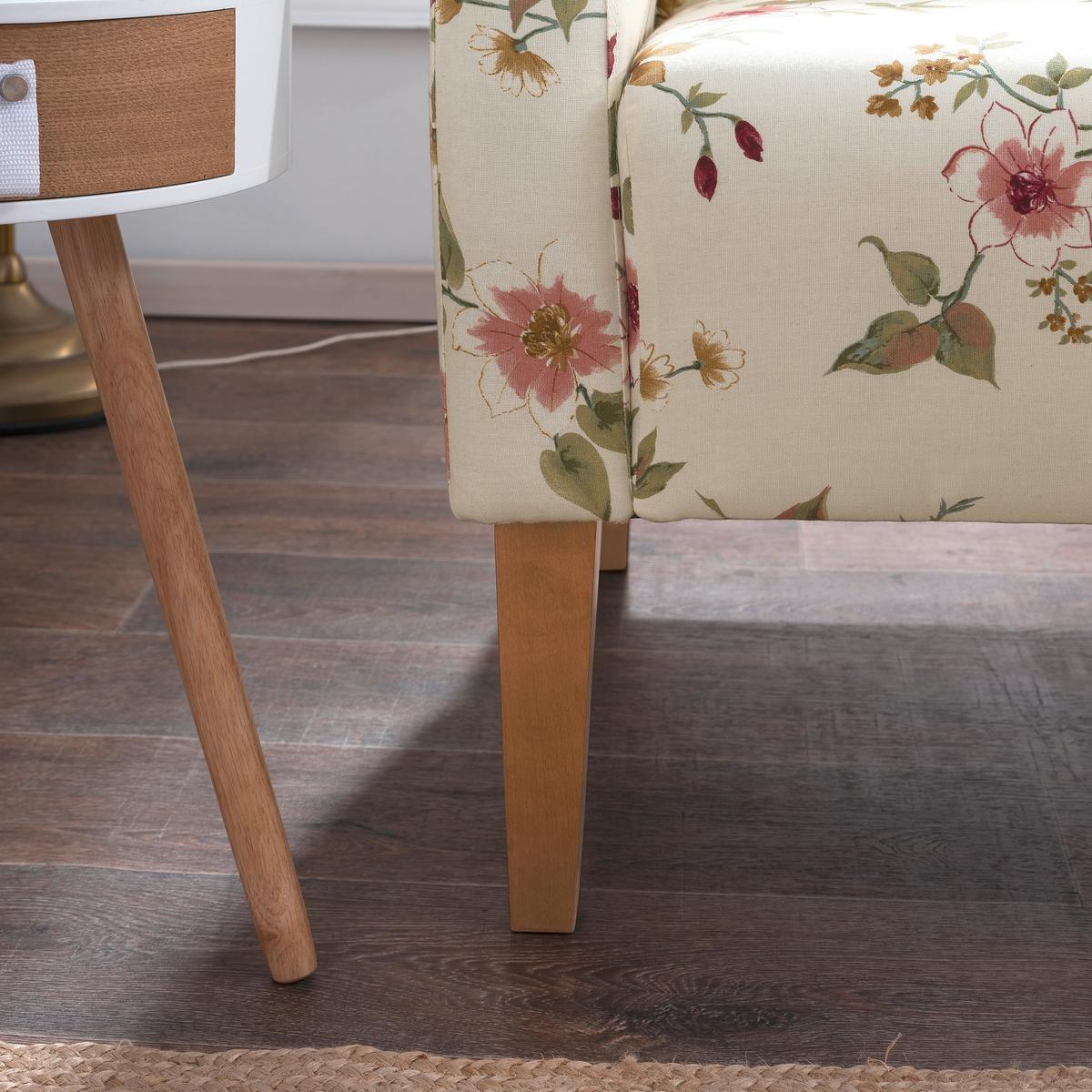 Küchensofa Jule Mit Armlehnen, Multicolor - Multicolor/Naturfarben, Design, Textil (147/103/84cm) - Max Winzer