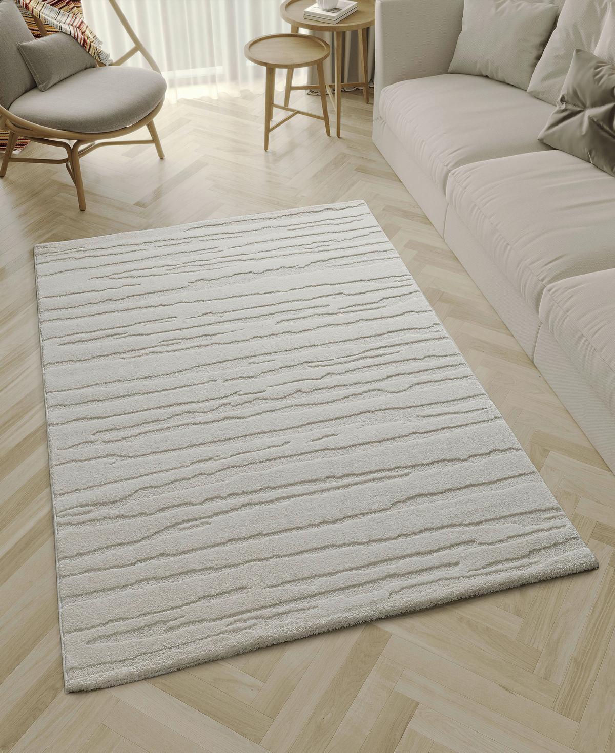 Webteppich Elio, 120x170 Cm Elio - Beige/Creme, KONVENTIONELL, Textil (120/170cm)