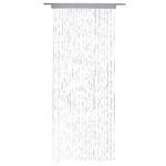 Fadenvorhang + Stangendurchzug Philippa B: 90 cm Silberfarben - Silberfarben, MODERN, Textil (90/245cm) - Luca Bessoni