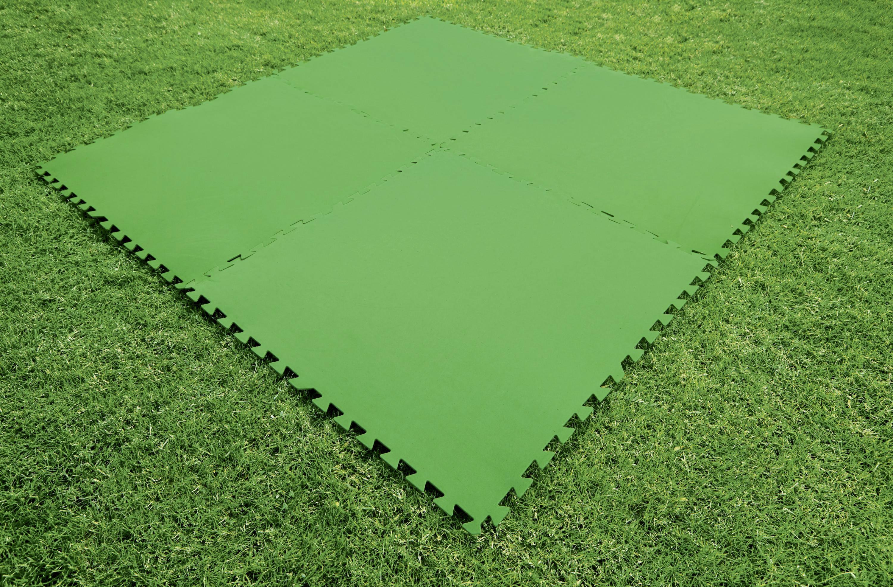 Outdoor-Bodenmatte 58636 B: 78 cm Grün - Grün, MODERN, Kunststoff (78/78cm) - Bestway