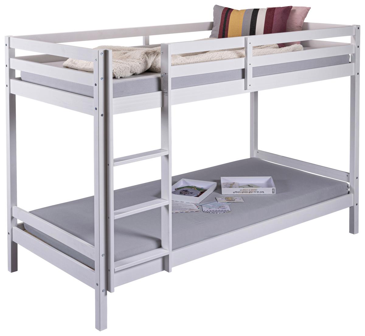 Etagenbett Sweet Dream - Weiß, MODERN, Holz (90/200cm) - MID.YOU