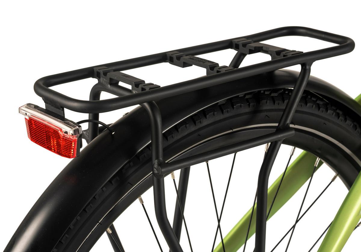 E-Citybike 28'' Grün Matt - Grün, LIFESTYLE, Metall (180/70/100cm)