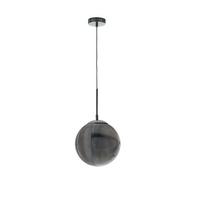 Hängeleuchte I-Greenwich-G-S1 Gr - Grau, KONVENTIONELL, Glas (25/43,6cm)