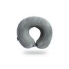 Nackenkissen Wellness Grau Hellgrau - Hellgrau/Grau, Basics, Textil