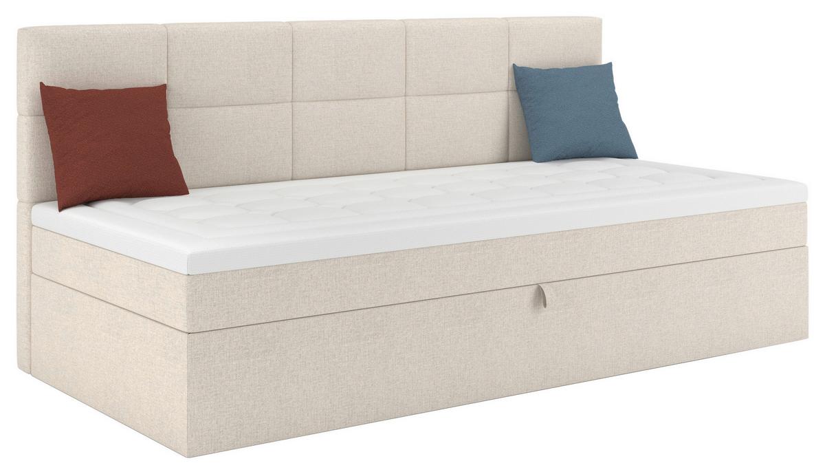 Heverő Taco 90/200cm - bézs, Konventionell, műanyag/faalapú anyag (90/200cm)