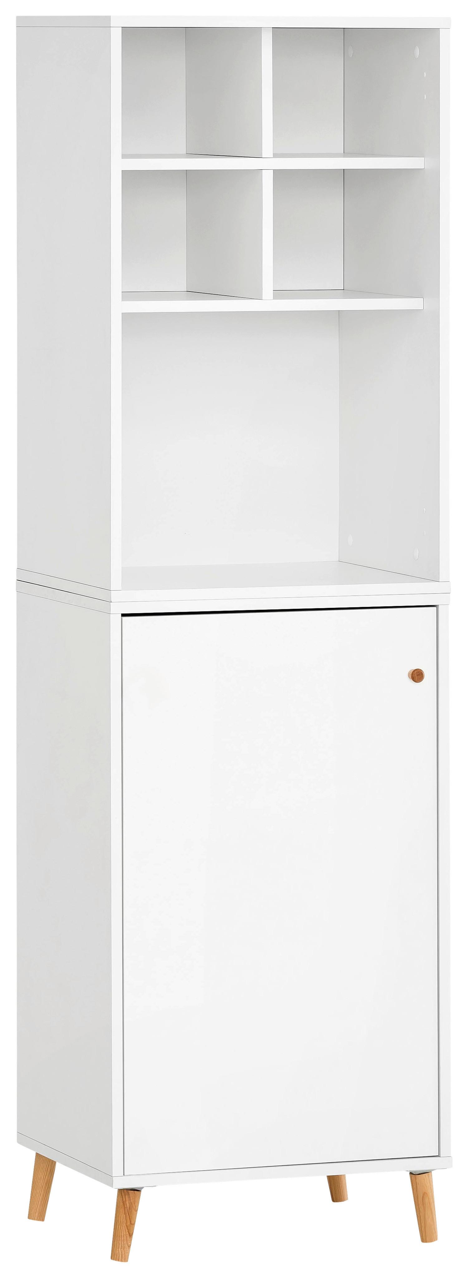 Aktenschrank Holzwerkstoff Weiß B: 50,95 cm - Weiß, MODERN, Holzwerkstoff (50,95/174,2/41cm) - MID.YOU