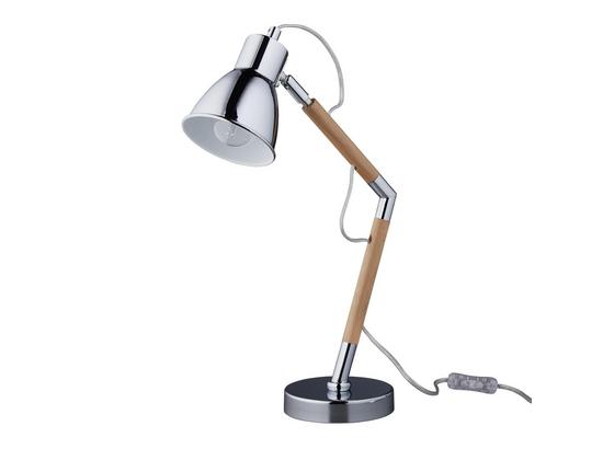 Stolová Lampa Florina - Moderný, kov/drevo (13/45cm) - Modern Living Stolová Lampa Florina - Moderný, kov/drevo (13/45cm) - Modern Living