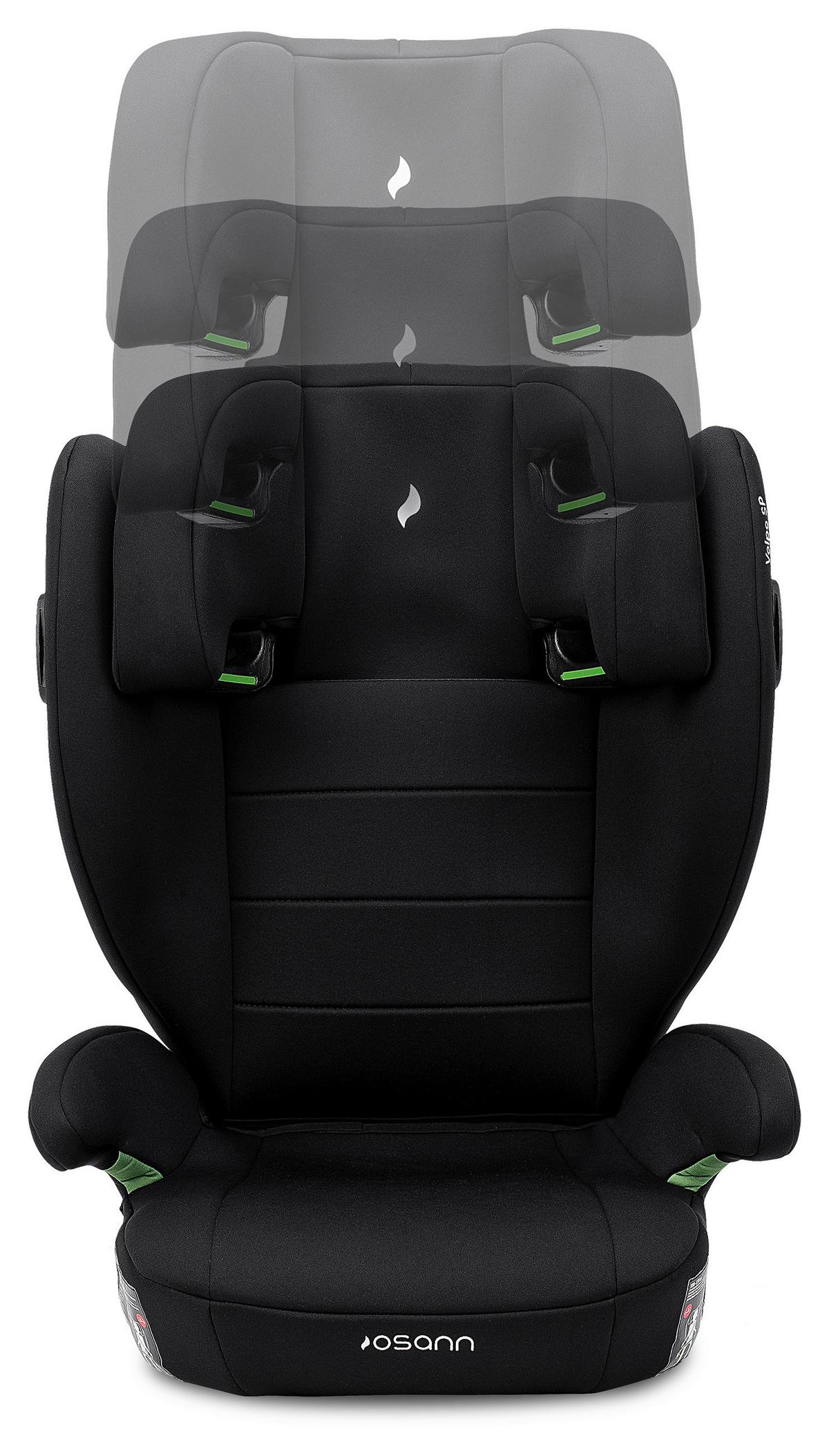 Kinderautositz Volpo Sp - Schwarz, Basics, Kunststoff (43/77/37cm) - Osann