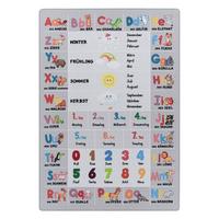 Spielteppich Lernteppich Grau/Bunt Play 80x120 cm - Grau, Basics, Textil (80/120cm)