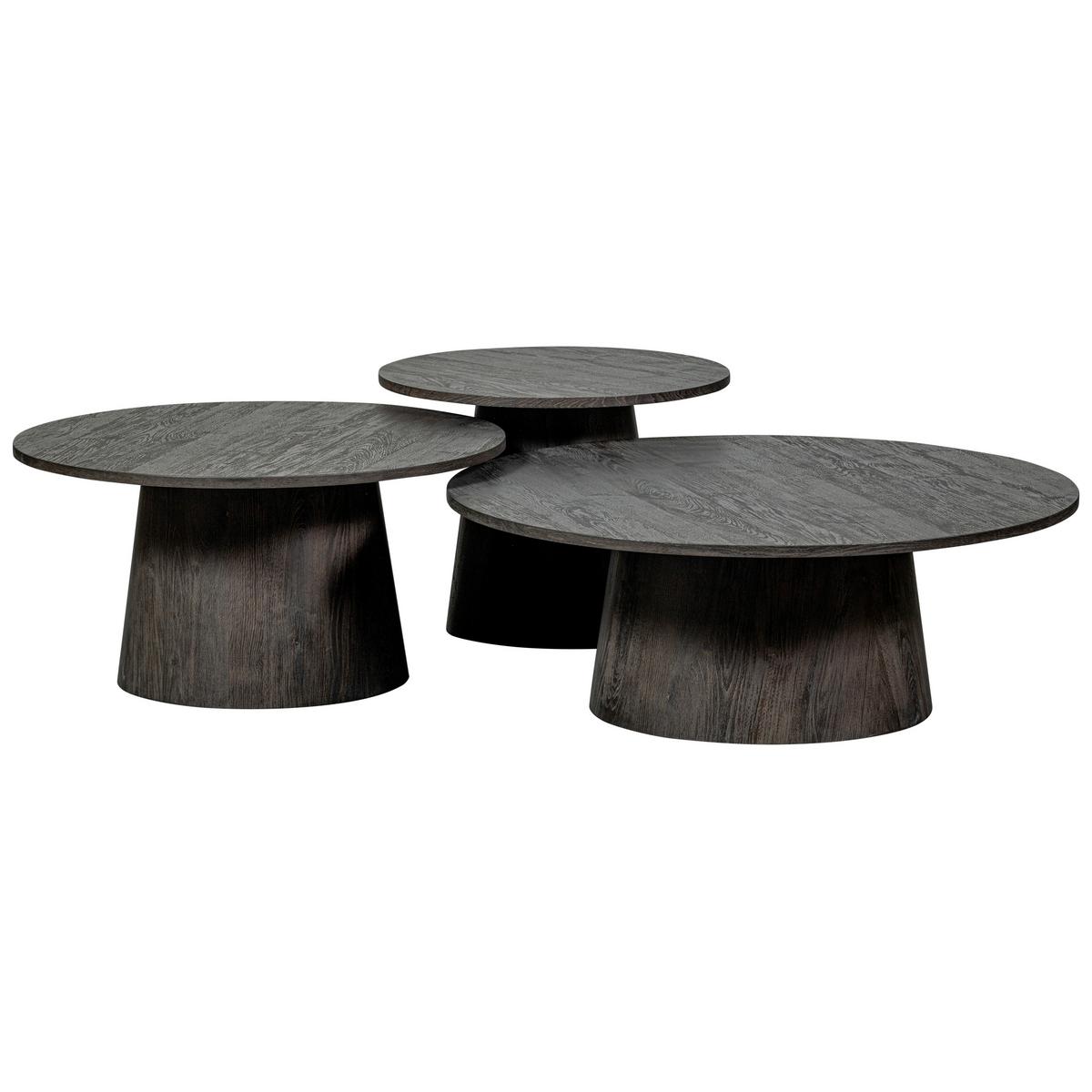 Couchtisch Vito Dunkelbraun D: 80 cm - Dunkelbraun, Design, Holzwerkstoff (80/80/40cm) - Livetastic