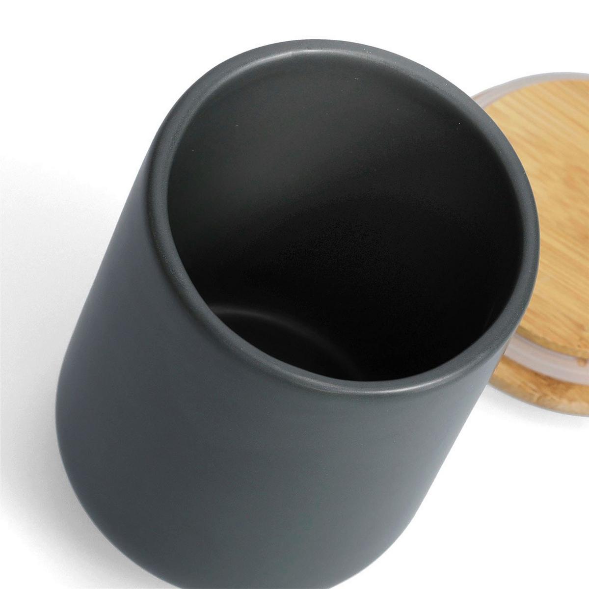 VORRATSDOSENSET 50620 - Schwarz, Basics, Keramik (25,5/25,5/15cm) - Zeller Present