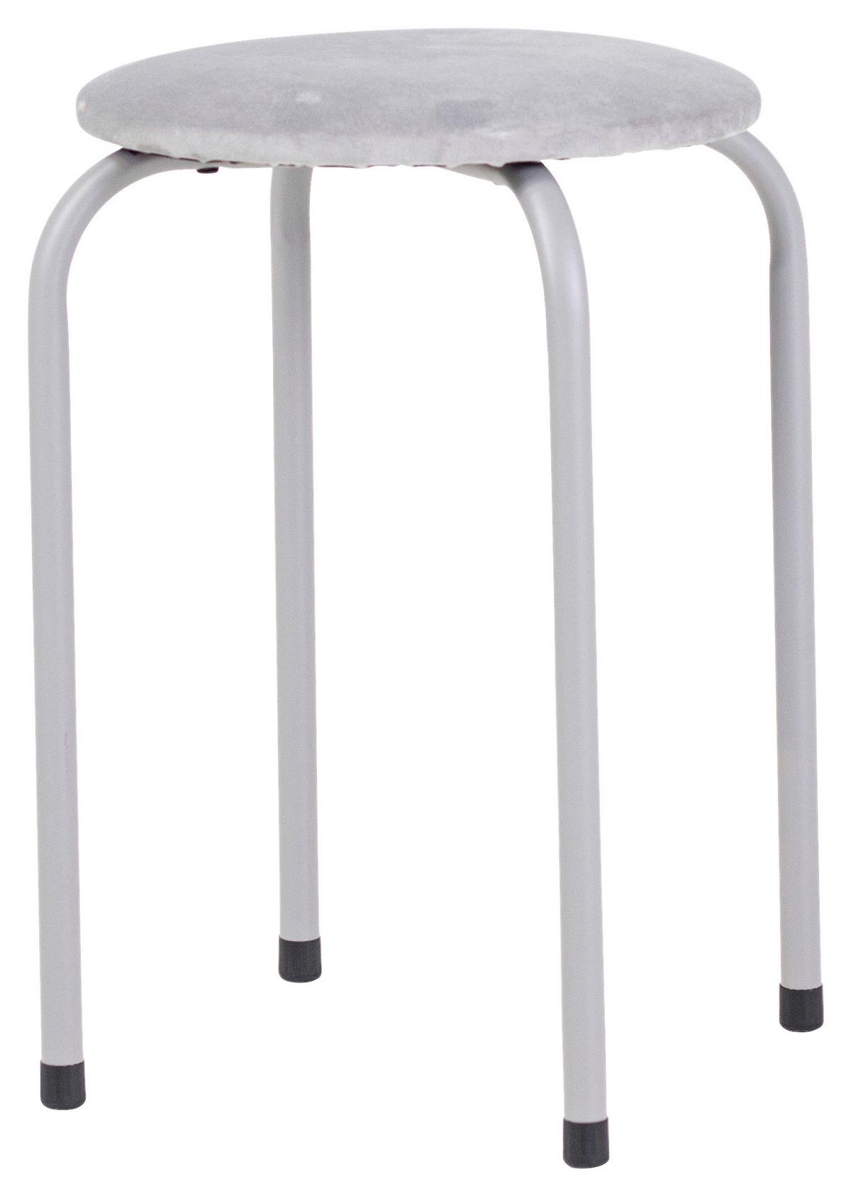 STOHOVATEĽNÝ STOLČEK ISABELLE - sivá, Konventionell, kov/textil (30/45/30cm) - Mömax