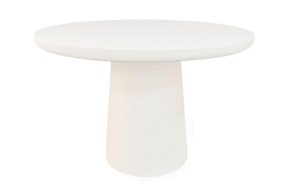 ESSTISCH Weiß L: 120cm - Weiß, MODERN, Holzwerkstoff/Stein (120/120/77cm) - MID.YOU