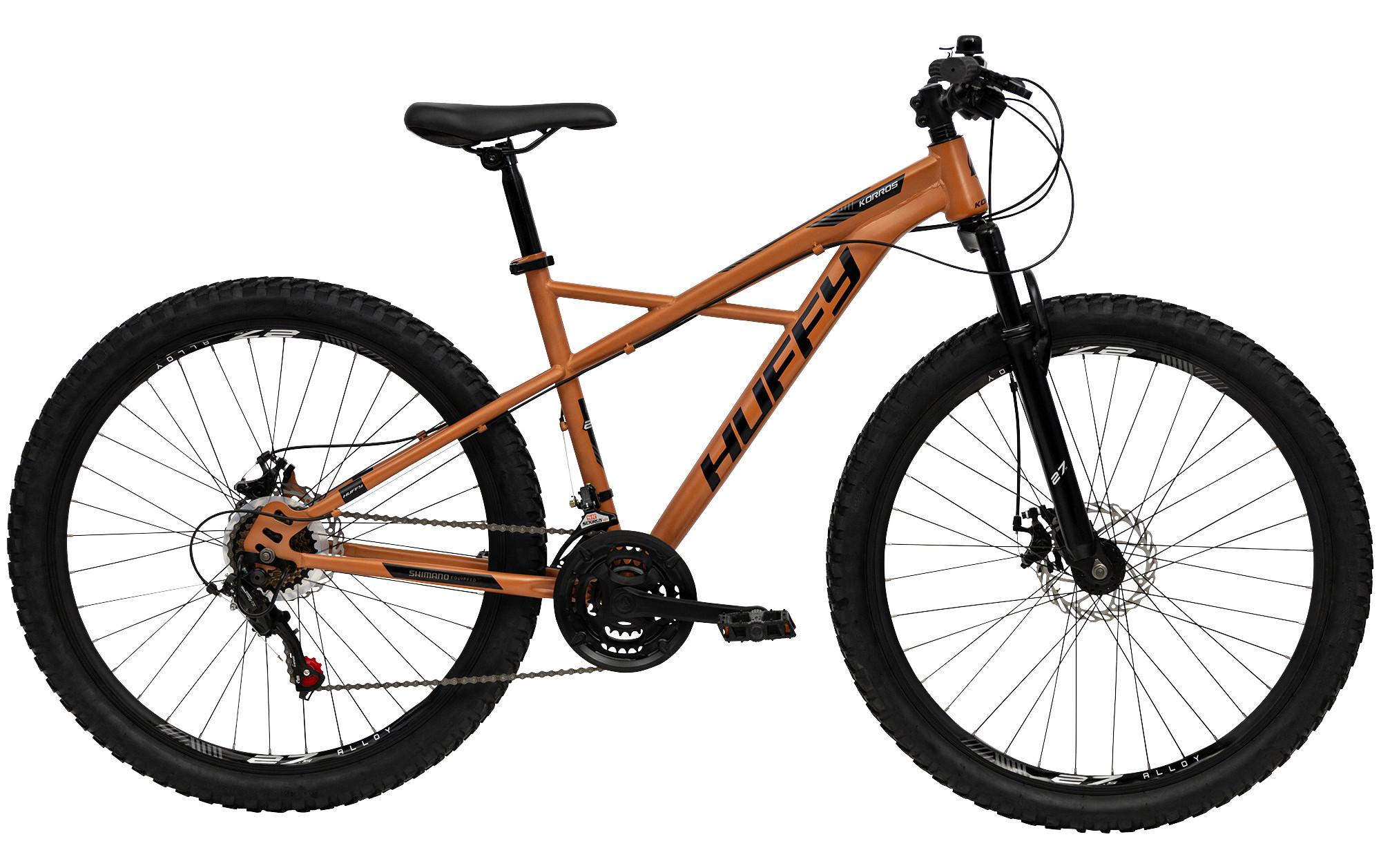Mountainbike Huffy Korros 27.5 mountainbike - Hellbraun, Basics, Metall (68/101/177cm)