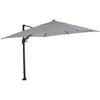 Ampelschirm Bxl: 300x300 Cm Schutzhülle Anthrazit/hellgrau - Anthrazit/Hellgrau, MODERN, Textil/Metall (300/300cm) - Siena Garden