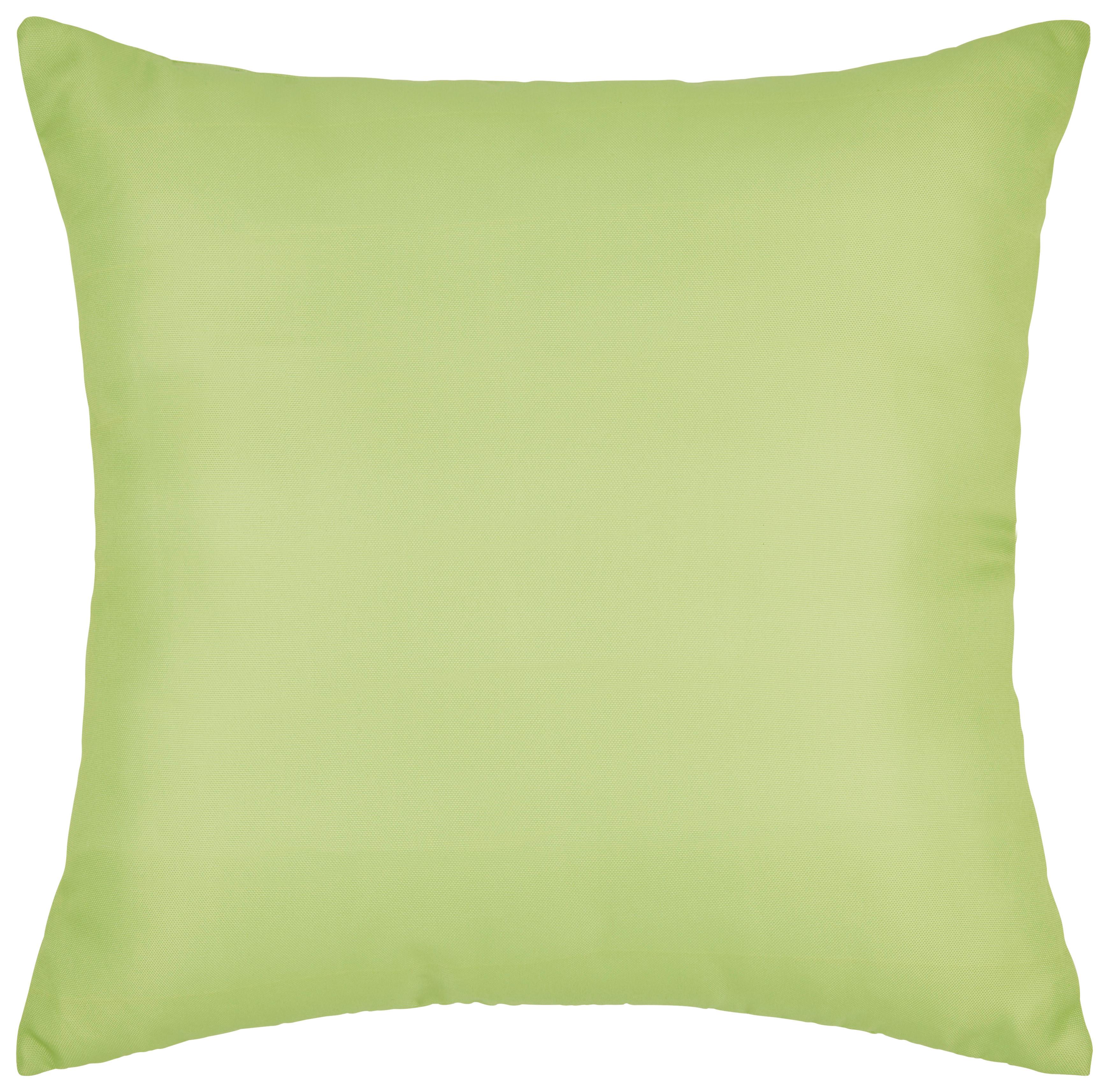 Zierkissen Saskia - Outdoor 43x43 Cm Grün Mit Zipp - Grün, MODERN, Textil (43/43cm) - Luca Bessoni
