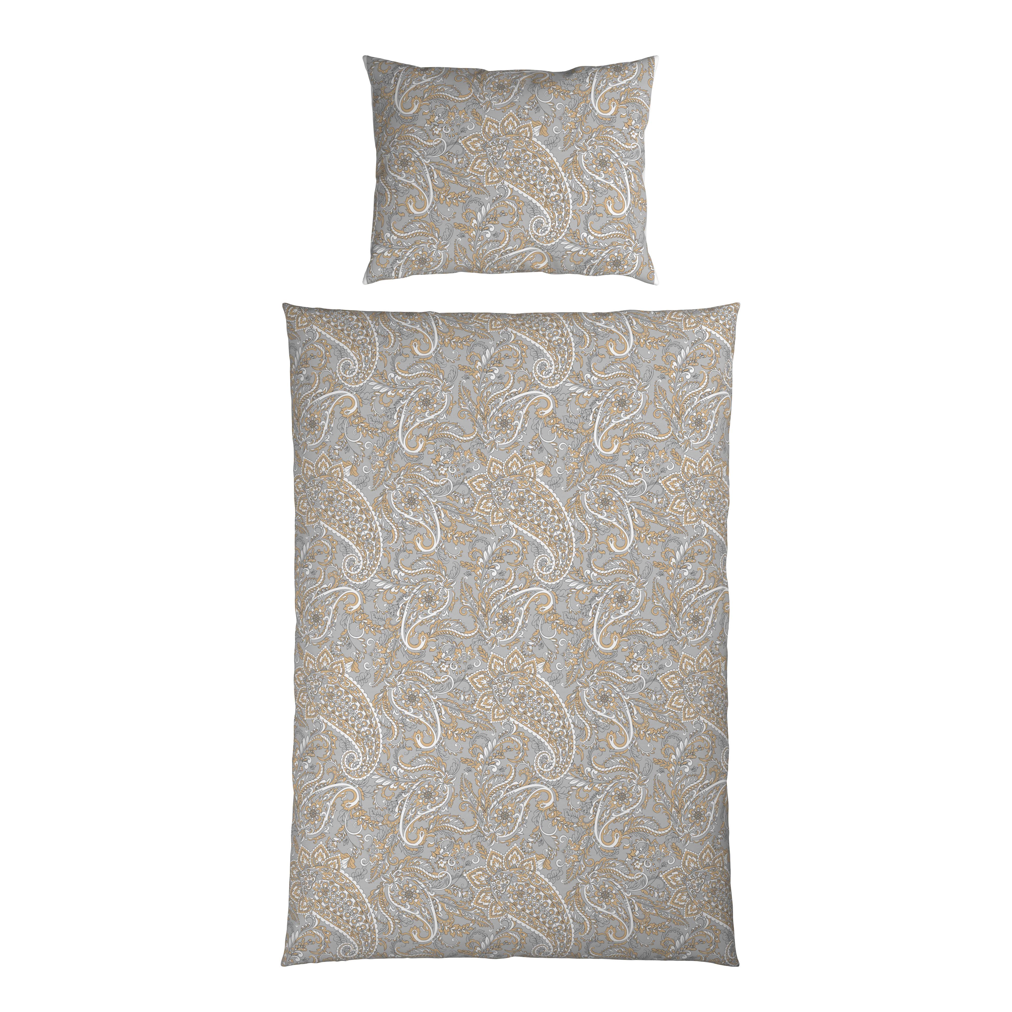 BETTWÄSCHE FELICE - Grau, MODERN, Textil - Luca Bessoni