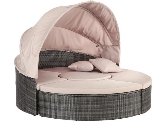 Gartenmuschel Florida - Beige/Braun, MODERN, Kunststoff/Textil (200/72/200cm) - Luca Bessoni Gartenmuschel Florida - Beige/Braun, MODERN, Kunststoff/Textil (200/72/200cm) - Luca Bessoni