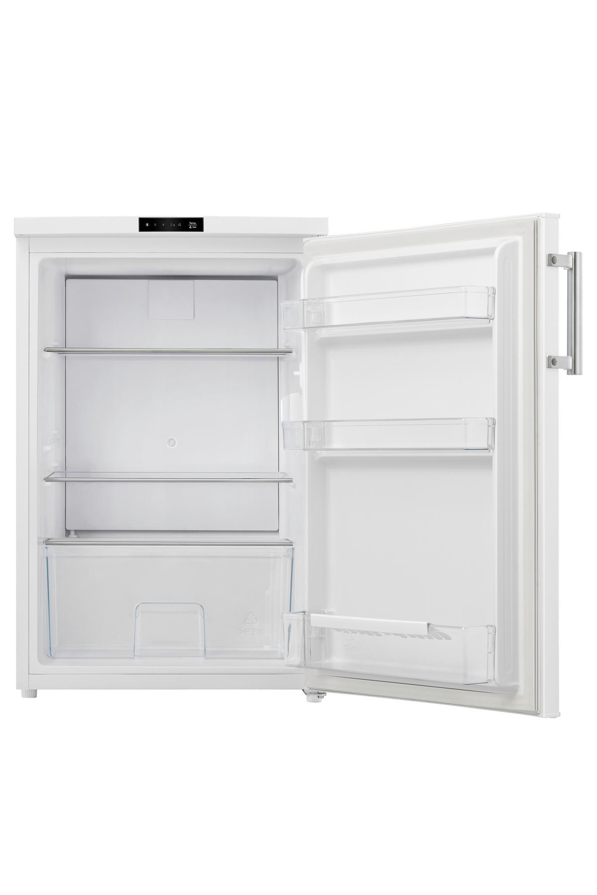 Kühlschrank Nabo Weiß 134 L Freistehend - Weiß, Basics, Glas/Kunststoff (56/84,5/57,5cm) - Nabo