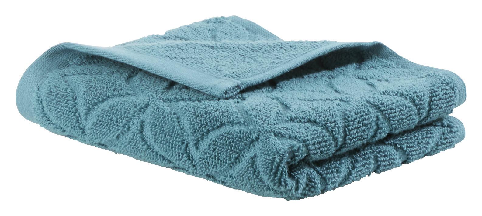 RUČNÍK PRO HOSTY Naime, 30/50cm, modrá - modrá, Lifestyle, textil (30/50cm) - Modern Living