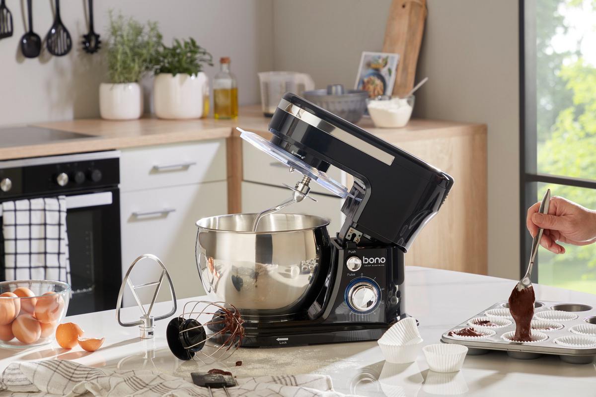 Konyhai Robotgép Yasmin - nemesacélszínű/fekete, Konventionell, műanyag/fém (36/22,3/29cm) - Bono